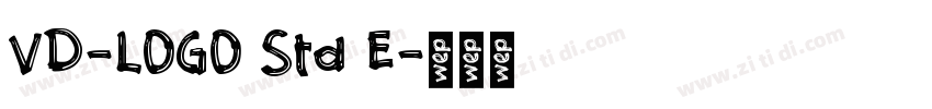 VD-LOGO Std E字体转换